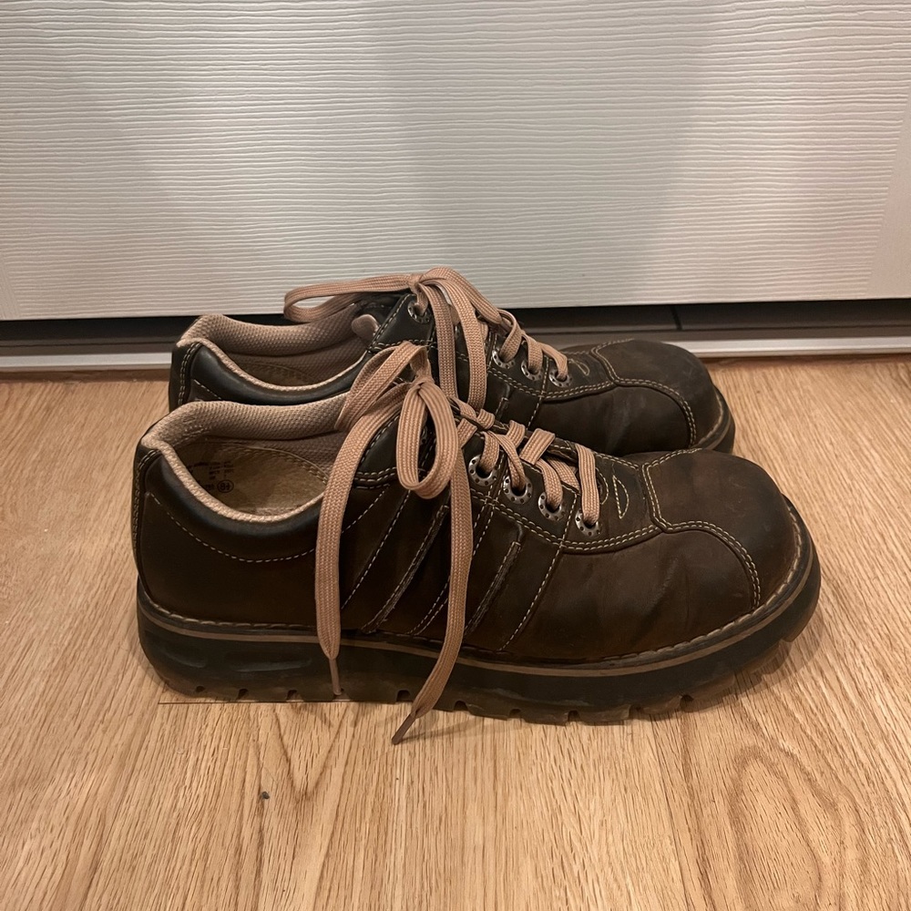 Vintage Lower East Side Y2K Shoes Women's  US 8.5 Brown Chunky square toe Shoe